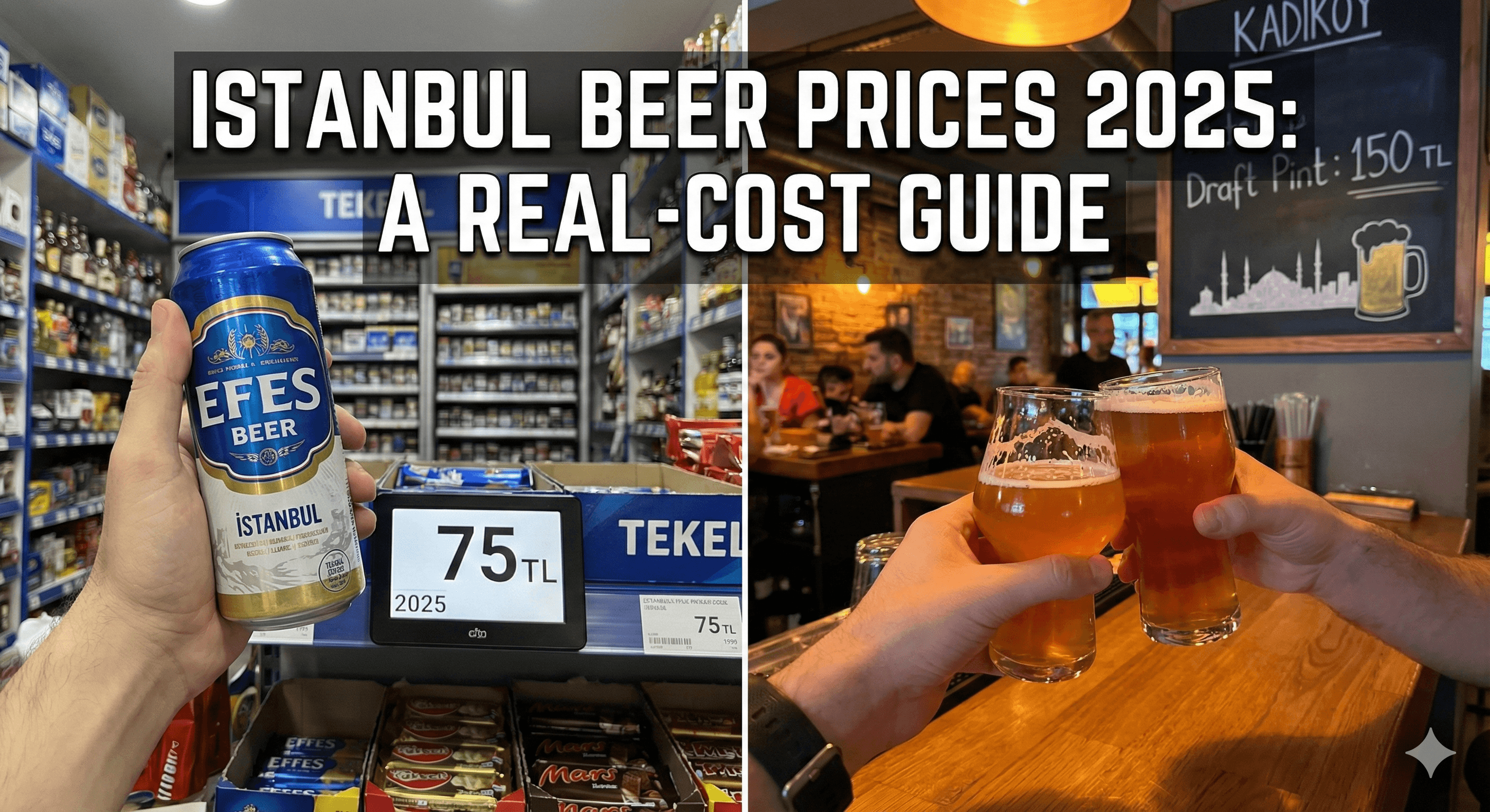 Istanbul Beer Prices 2025: A Real-Cost Guide